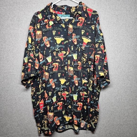 Big Dogs Button Down Party Shirt Cocktail - Picture 2 of 7